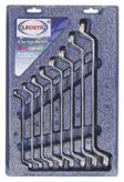 Набор ключей накидных 75гр. 6-22мм в пластиковой подложке 8пр (AWT-EBSK01) Licota AWT-EBSK01