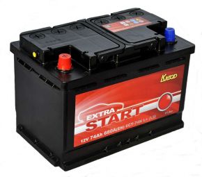 Автомобильный аккумулятор АКБ Extra START (Экстра Старт) 6CT-74 74Ач о.п. Extra START