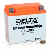 Мото аккумулятор АКБ Delta (Дельта) CT 1205 о.п. 5Ач YTX5L-BS, YTZ7S, YT5L-BS Delta