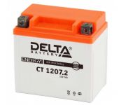 Мото аккумулятор АКБ Delta (Дельта) CT 1207.2 о.п. 7Ач YTX7L-BS Delta