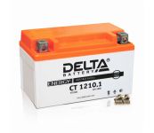 Мото аккумулятор АКБ Delta (Дельта) CT 1210.1 п.п. 10Ач YTZ10S Delta