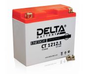 Мото аккумулятор АКБ Delta (Дельта) CT 1212.1 12Ач п.п. YT12B-BS Delta
