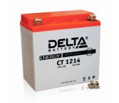 Мото аккумулятор АКБ Delta (Дельта) CT 1214 п.п. 14Ач YTX16-BS, YB16B-A Delta