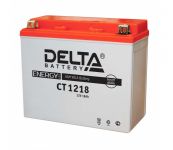 Мото аккумулятор АКБ Delta (Дельта) CT 1218 18Ач п.п. YTX20-BS, YTX20H, YB16-B-CX Delta
