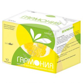 Напиток быстрорастворимый сухой с Биофеном Гармония Лимон в пакетиках 200 гр Гармония
