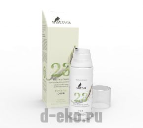 Крем для лица дневной №23 для нормального и комбинированного типа кожи Sativa