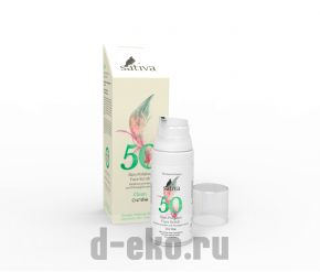 Полирующий скраб для лица №50 Sativa