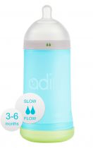 Бутылочка Adiri NxGen Slow Flow (3-6 мес., 281 ml) синий