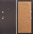Входная металлическая дверь Интерио светлый орех Дверной Континент
