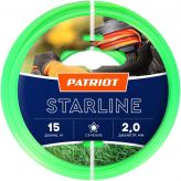 Леска для триммеров Patriot Starline (d.2 мм; L.15 м) PATRIOT Starline