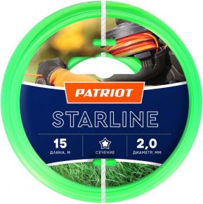 Леска для триммеров Patriot Starline (d.2 мм; L.15 м) PATRIOT Starline