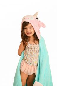 Полотенце с капюшоном для детей Zoocchini - Аликорн Элли