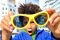 Солнцезащитные очки для детей Babiators - Привет (жёлтые)