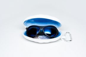 Солнцезащитные очки Babiators - Polarized Спецназ (чёрные с синими линзами)