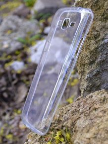 Ультратонкий силиконовый чехол для Samsung G7102 Galaxy Grand 2 (Бесцветный (прозрачный))  Epik