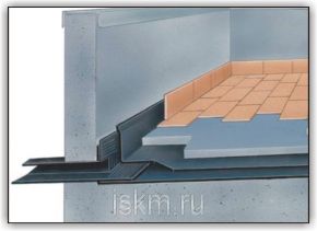 Парапетная воронка (скапер) 65*100 L500мм из термопластика