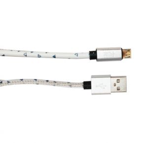 Дата кабель USB to MicroUSB (в подарочной упаковке) (Треугольники)  Epik