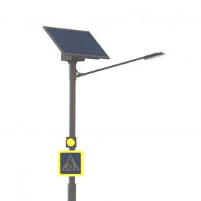 Автономная система освещения пешеходных переходов на солнечных батареях «Радуга Малая» Lacerta