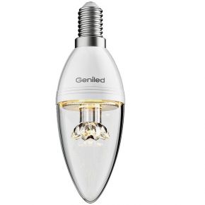Светодиодная лампа Geniled E14 C37 8W 4200 К линза Geniled