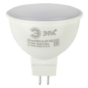 ЭРА LED smd MR16-5w-840-GU5.3 ECO. (10/100/3600) Эра