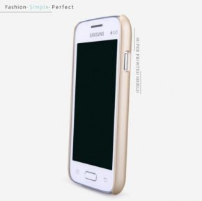 Nillkin Super Frosted Shield | Матовый чехол для Samsung Galaxy Ace 4 G313H (+ пленка) (Золотой)  Nillkin