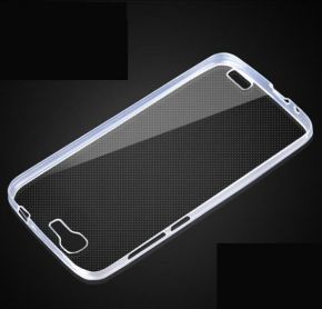 Ультратонкий силиконовый чехол для Huawei G7 (Бесцветный (прозрачный))  Epik