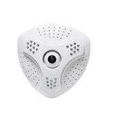 Потолочная широкоугольная IP камера рыбий глаз со звуком IP490FE-360ADC12V/ 800mA