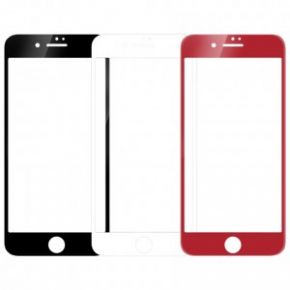 Защитное 3D стекло с цветной рамкой на весь экран для Apple iPhone 7 / 8 (4.7")  Nillkin