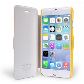 Nillkin Fresh | Чехол-книжка с магнитной застежкой для Apple iPhone 6 plus (5.5")  / 6s plus (5.5") (Желтый)  Nillkin