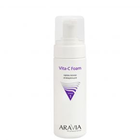 Крем-пенка очищающая Vita-C Foaming Aravia