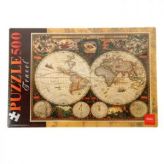 Пазл старинная карта мира (500 элементов)