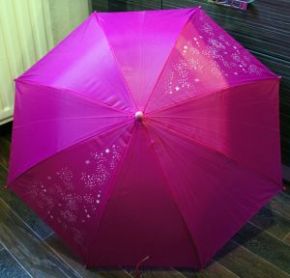 Детский зонтик розовый