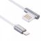 Remax Emperor | Дата кабель USB to Lightning с угловым штекером USB (100 см) (Серебряный)  Remax