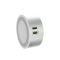 LDNIO A2208 | LED лампа с 2 USB разъемами для зарядки устройств (Серебряный)  Epik