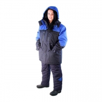 Костюм Лавина утеплённый женский с логотипом, куртка+полукомбинезон (уценка)