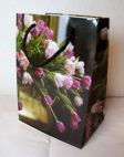 Пакет бумажный - Букет тюльпанов (20 х 14 х 10 см.)