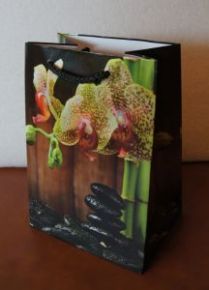 Пакет небольшой - Дикая орхидея (20 х 14 х 10 см.)