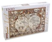 Пазл карта мира (1500 элементов)