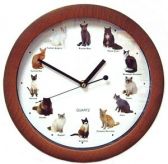 Необычные часы - Мяукающие кошки
