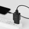HOCO C22A | Сетевое зарядное устройство с кабелем microUSB (100 см) (2.4A) (Черный)  Epik