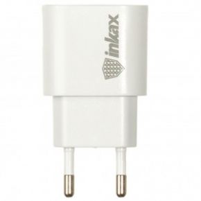 Inkax CD-08 | Сетевое зарядное устройство с боковым входом USB (1.0А) + кабель Type-C  Epik